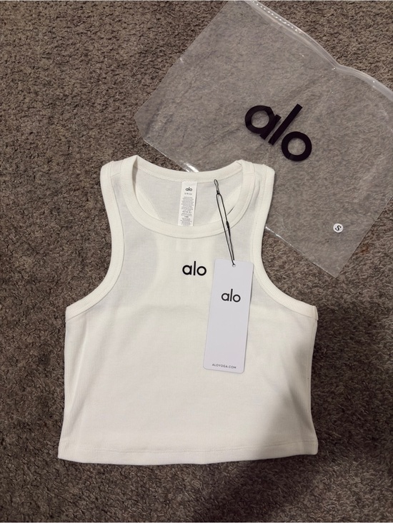 ALO Yoga Tops - White Alo Tank Top